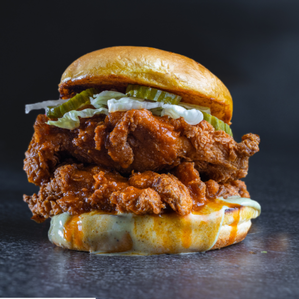 Korean Fried Chicken Burger